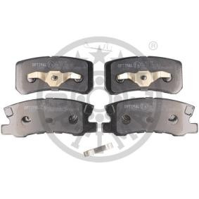 Achetez des Plaquettes de frein OPTIMAL 10537 à prix pour 28,81 €