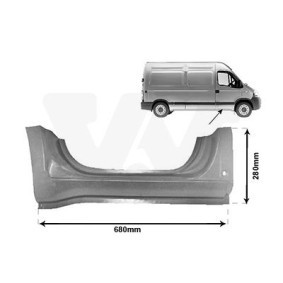 Compre Chapa da embaladeira da VAN WEZEL 4387102 a um preço baixo por 76,84 €
