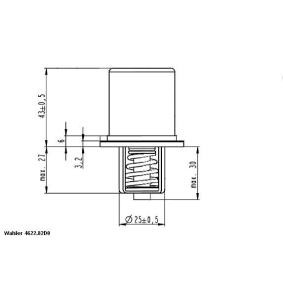 Achetez des Thermostat, refroidissement d'huile WAHLER 4622.82D0 à prix pour 74,62 €