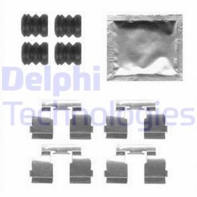 Compre Kit de acessórios, pastilhas de travão da DELPHI LX0554 a um preço baixo por 19,49 €