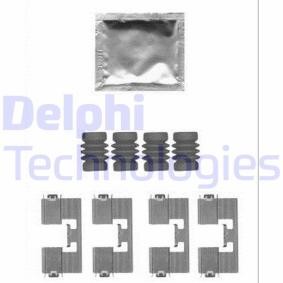 Compre Kit de acessórios, pastilhas de travão da DELPHI LX0558 a um preço baixo por 21,19 €
