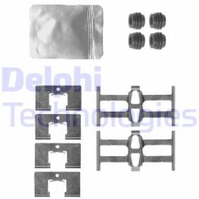 Compre Kit de acessórios, pastilhas de travão da DELPHI LX0562 a um preço baixo por 19,62 €
