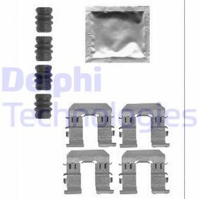 Compre Kit de acessórios, pastilhas de travão da DELPHI LX0565 a um preço baixo por 15,76 €