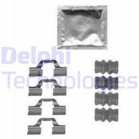 Compre Kit de acessórios, pastilhas de travão da DELPHI LX0567 a um preço baixo por 21,71 €