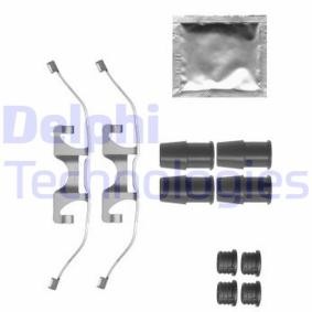 Compre Kit de acessórios, pastilhas de travão da DELPHI LX0577 a um preço baixo por 20,53 €
