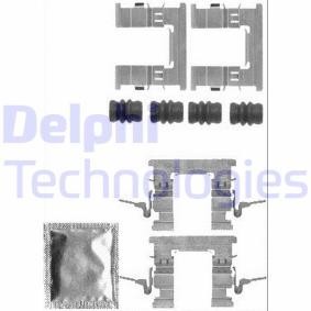 Compre Kit de acessórios, pastilhas de travão da DELPHI LX0579 a um preço baixo por 26,37 €