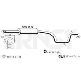 Mittelschalldämpfer von ERNST für S-MAX (WA6) günstig online kaufen