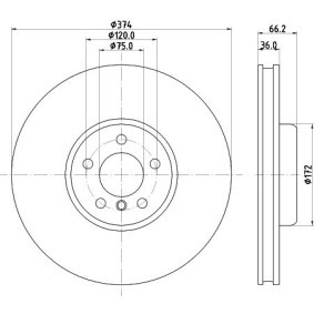 Kjøp Intercooler av HELLA 8ML 376 762-171 til den lave prisen 6121,66 NOK