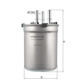 Köp Bränslefilter av MAHLE ORIGINAL KL 838 till det låga priset 268,07 kr