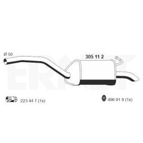 Compre Panela de escape traseira da ERNST 305112 a um preço baixo por 124,36 €