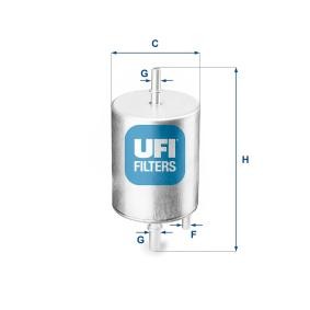 Compre Filtro de combustível da UFI 31.919.00 a um preço baixo por 28,24 €