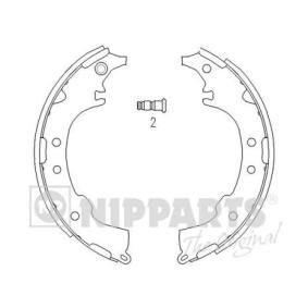 Comprar Juego de zapatas de frenos de NIPPARTS J3502068 a bajo precio de 41,57 €