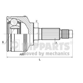 Comprar Juego de articulación, árbol de transmisión de NIPPARTS J2823125 a bajo precio de 49,91 €