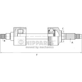 Comprar Árbol de transmisión de NIPPARTS N2814000 a bajo precio de 340,16 €