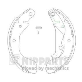 Comprar Juego de zapatas de frenos de NIPPARTS J3500907 a bajo precio de 47,38 €
