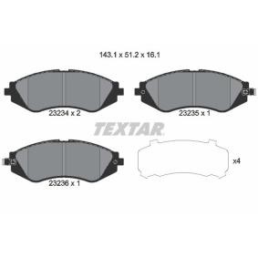 Compre Pastilhas de travão da TEXTAR 2323401 a um preço baixo por 32,08 €