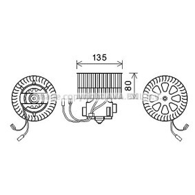 Achetez des Moteur électrique, pulseur d'air d'habitacle PRASCO OL8631 à prix pour 139,24 €