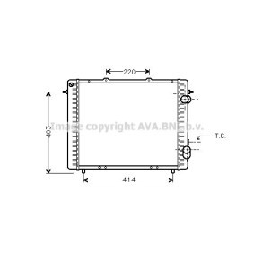 Acquista Radiatore motore da PRASCO RTA2159 a buon mercato per soli 133,56 €