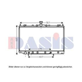 Acquista Radiatore motore da AKS DASIS 140103N a buon mercato per soli 114,80 €