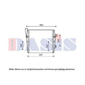 Kjøp Radiator, motorkjøling av AKS DASIS 170007N til den lave prisen 1363,99 NOK