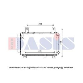 Achetez des Condenseur, climatisation AKS DASIS 362007N à prix pour 189,90 €