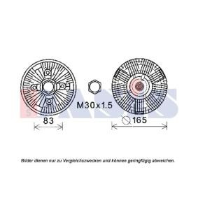 Kjøp Clutch, kjølevifte av AKS DASIS 378036N til den lave prisen 895,21 NOK