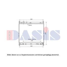 Achetez des Radiateur du moteur AKS DASIS 510132N à prix pour 157,12 €