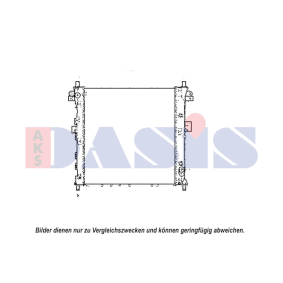 Achetez des Radiateur du moteur AKS DASIS 510151N à prix pour 439,08 €