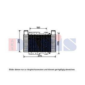 Kjøp Intercooler av AKS DASIS 567004N til den lave prisen 6978,99 NOK