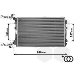 Achetez des Radiateur du moteur VAN WEZEL 58002338 à prix pour 75,19 €
