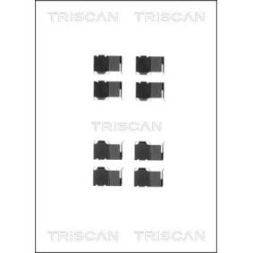 Compre Kit de acessórios, pastilhas de travão da TRISCAN 8105 101522 a um preço baixo por 7,64 €