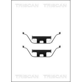 Compre Kit de acessórios, pastilhas de travão da TRISCAN 8105 101602 a um preço baixo por 12,68 €