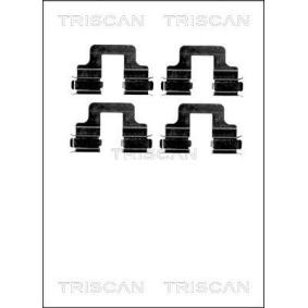 Compre Kit de acessórios, pastilhas de travão da TRISCAN 8105 101629 a um preço baixo por 20,76 €