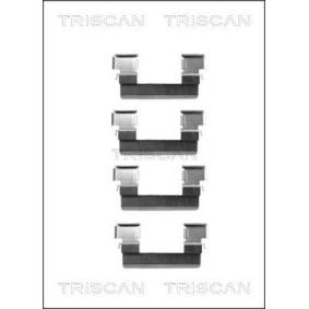 Compre Kit de acessórios, pastilhas de travão da TRISCAN 8105 101637 a um preço baixo por 9,25 €