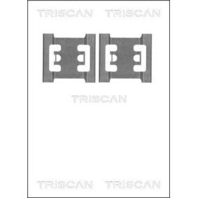Compre Kit de acessórios, pastilhas de travão da TRISCAN 8105 101643 a um preço baixo por 14,00 €