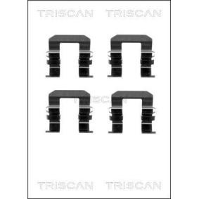 Compre Kit de acessórios, pastilhas de travão da TRISCAN 8105 101644 a um preço baixo por 15,97 €