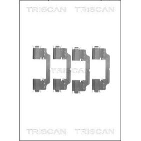 Compre Kit de acessórios, pastilhas de travão da TRISCAN 8105 101647 a um preço baixo por 20,28 €