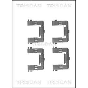 Compre Kit de acessórios, pastilhas de travão da TRISCAN 8105 101655 a um preço baixo por 15,83 €