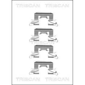 Compre Kit de acessórios, pastilhas de travão da TRISCAN 8105 101658 a um preço baixo por 22,35 €