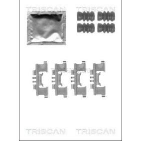 Compre Kit de acessórios, pastilhas de travão da TRISCAN 8105 101661 a um preço baixo por 17,41 €