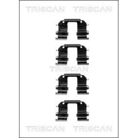 Compre Kit de acessórios, pastilhas de travão da TRISCAN 8105 241603 a um preço baixo por 10,52 €