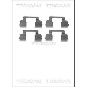Compre Kit de acessórios, pastilhas de travão da TRISCAN 8105 251597 a um preço baixo por 13,27 €