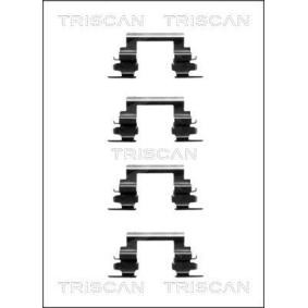 Compre Kit de acessórios, pastilhas de travão da TRISCAN 8105 421588 a um preço baixo por 12,68 €