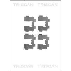 Compre Kit de acessórios, pastilhas de travão da TRISCAN 8105 431627 a um preço baixo por 13,00 €