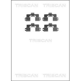 Compre Kit de acessórios, pastilhas de travão da TRISCAN 8105 501581 a um preço baixo por 16,85 €