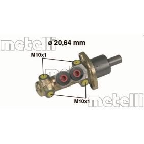 Comprar Cilindro principal de freno de METELLI 05-0207 a bajo precio de 43,92 €