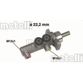 Compre Cilindro principal de freno de METELLI online para Vectra B Familiar (J96) a precios moderados