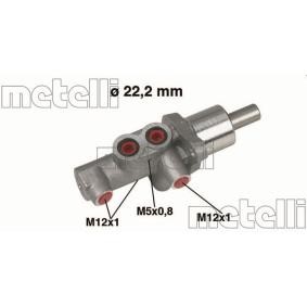 Comprar Cilindro principal de freno de METELLI 05-0436 a bajo precio de 128,79 €