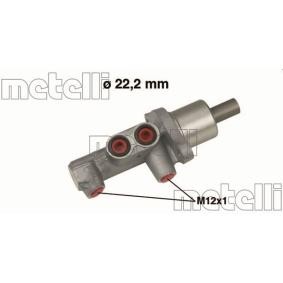 Comprar Cilindro principal de freno de METELLI 05-0484 a bajo precio de 124,51 €