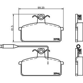 Compre Pastilhas de travão da MINTEX MDB1528 a um preço baixo por 14,56 €